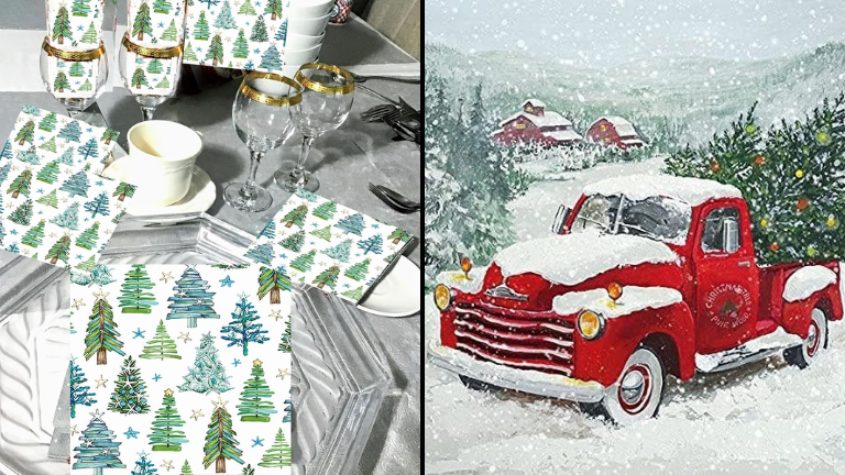 12 Days of Christmas Cloth Napkins