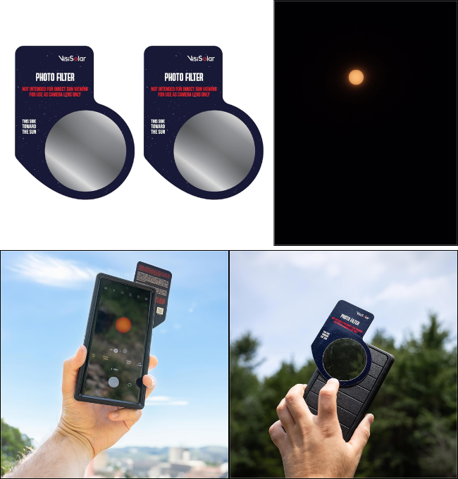 Smartphone Solar Imaging, Enhancing Photo Lens 2 Pack